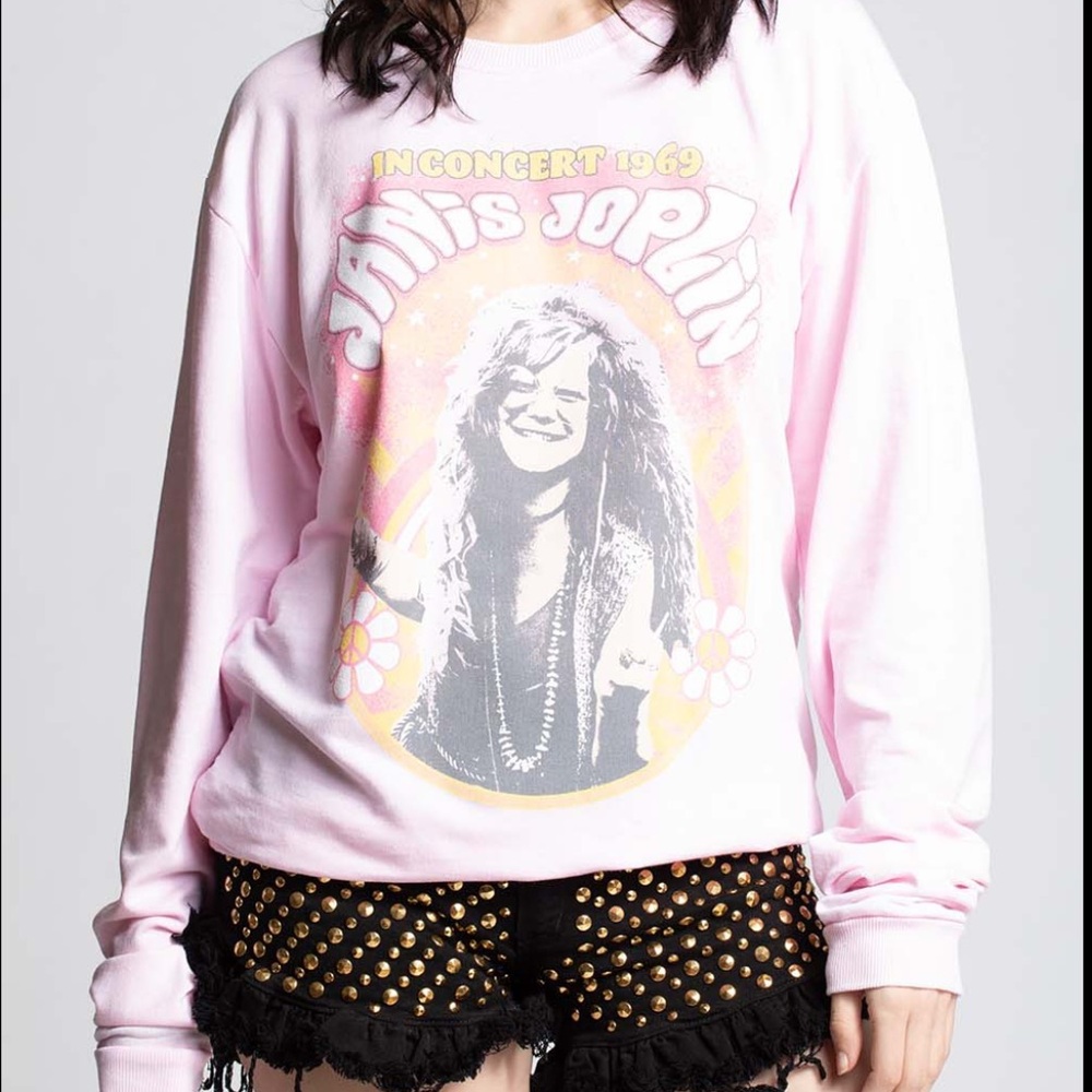 Recycled Karma JANIS JOPLIN Lightweight Sweatshirt
